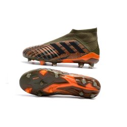 adidas Predator 18+ FG para Niños - Verde Naranja_6.jpg